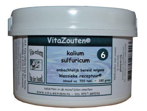 Vita Reform Kalium sulfuricum vitazout nr. 06 720 Tabletten