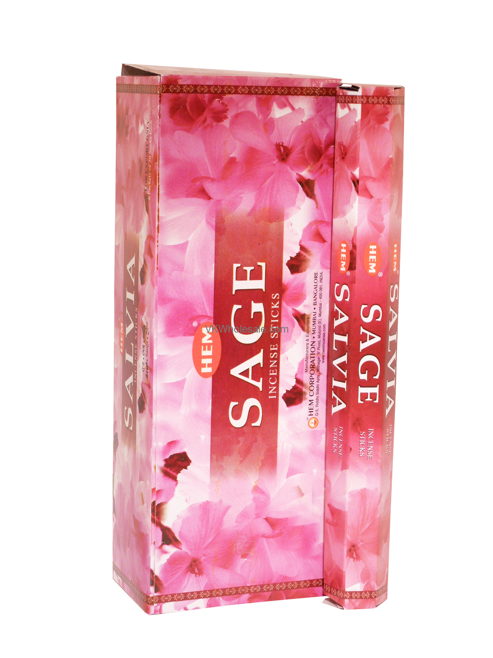LalaShops HEM Wierook - Sage - Slof / Voordeelbox (6 Pakjes / 120 stokjes)
