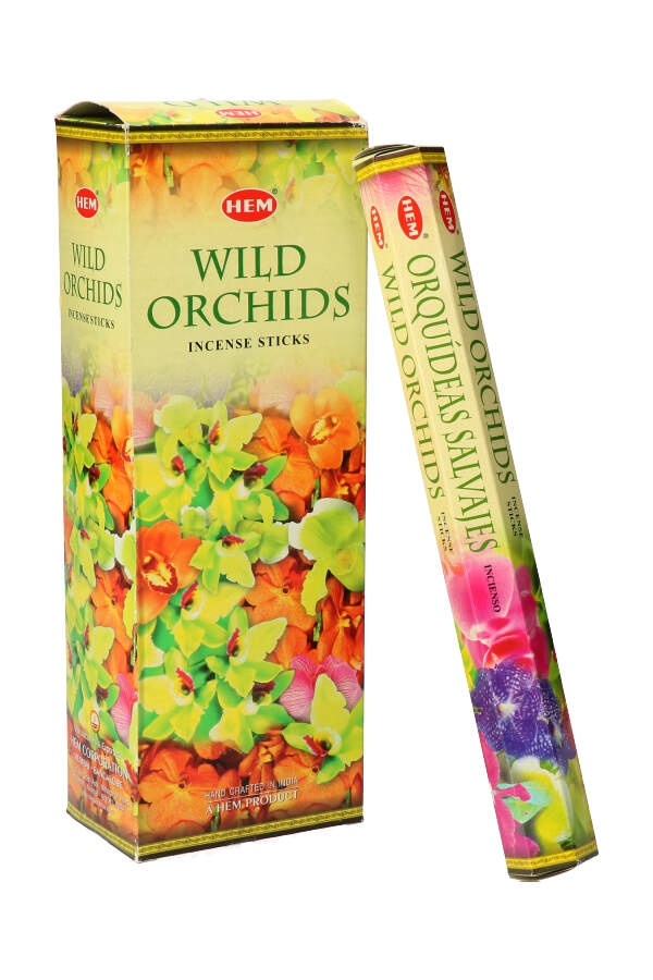 LalaShops HEM Wierook - Wild Orchids - Slof / Voordeelbox (6 Pakjes / 120 stokjes)