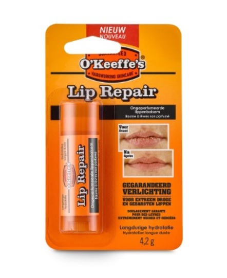 O'Keeffe's Lip repair ongeparfumeerde lippenbalsem 1 stuk