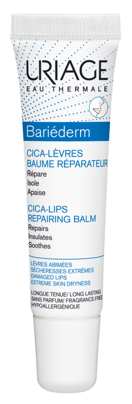 Uriage Bariéderm herstellende lippenbalsem 15 ml