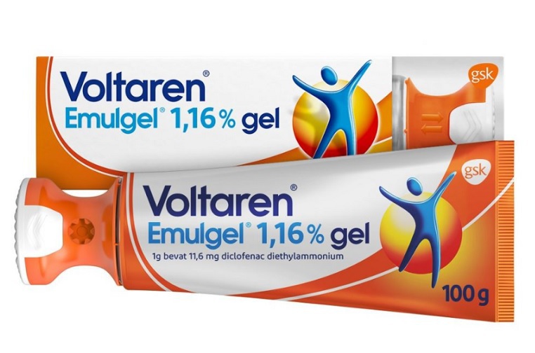 Voltaren Emulgel 1.16% met doseer- en smeerdop bij gewrichtspijn in knie en vinger 100gr