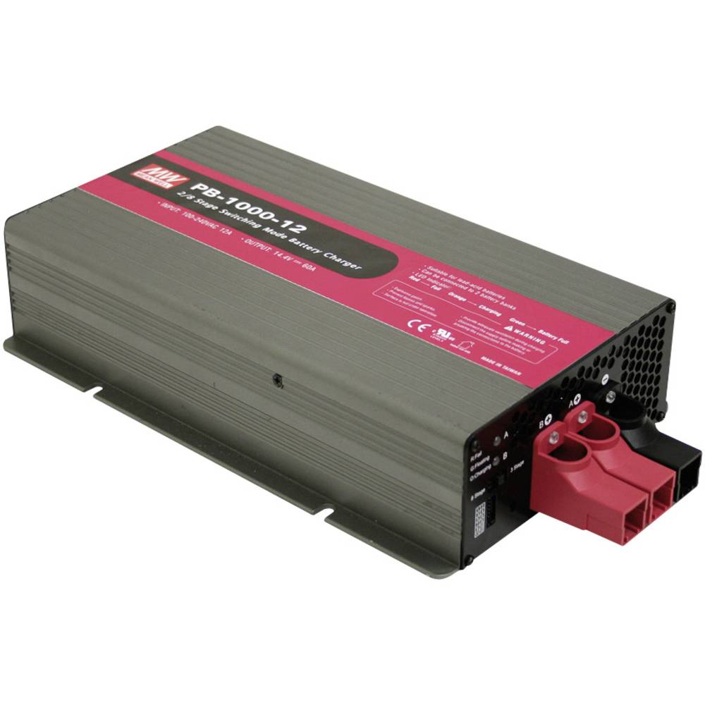MEAN WELL PB-Akkulader 14,4V 60A Loodaccu-lader 12 V Laadstroom (max.) 60 A