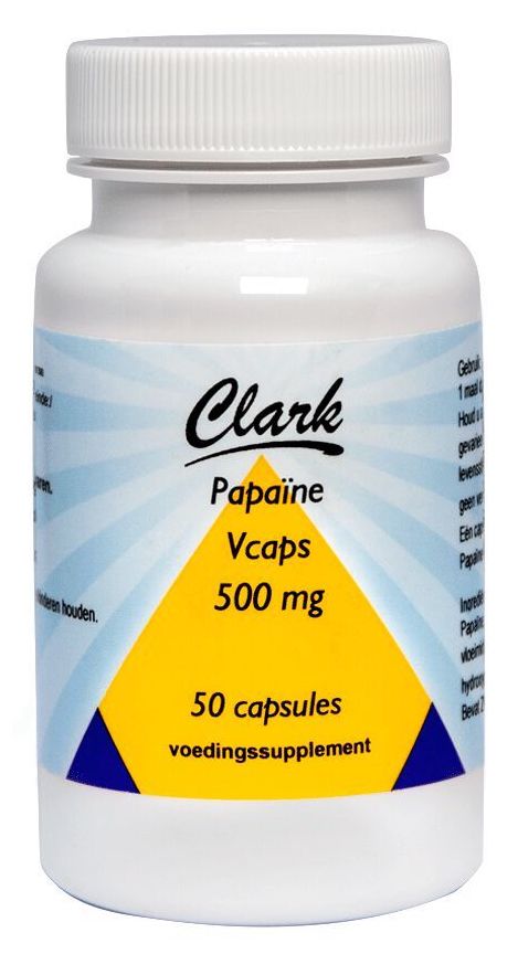 Clark Papaine 500mg Capsules