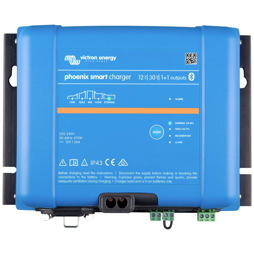 Victron Energy Phoenix Smart IP43 Charger 12/30 (1+1) 120-240V Loodaccu-lader Laadstroom (max.) 30 A