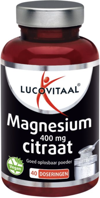 Lucovitaal Magnesium citraat 400mg poeder 100 gram