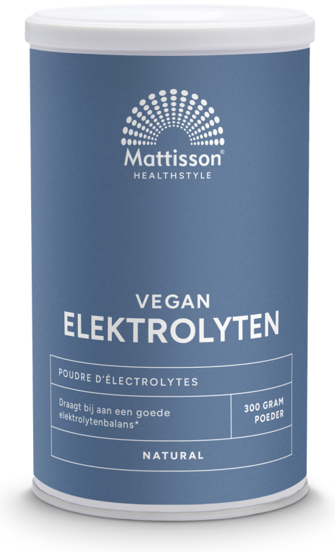 Mattisson Elektrolyten poeder naturel vegan 300 Gram