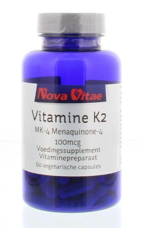 Nova Vitae Vitamine k2 100 mcg menaquinon 60 capsules