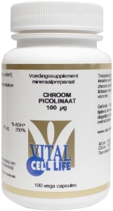 Vital Cell Life Chroom picolinaat 100mcg 100cap