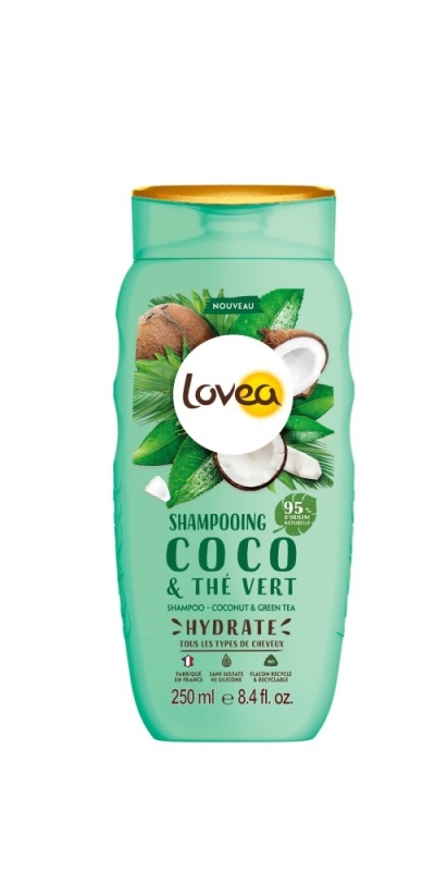 Lovea Shampoo coconut & green tea 250ml