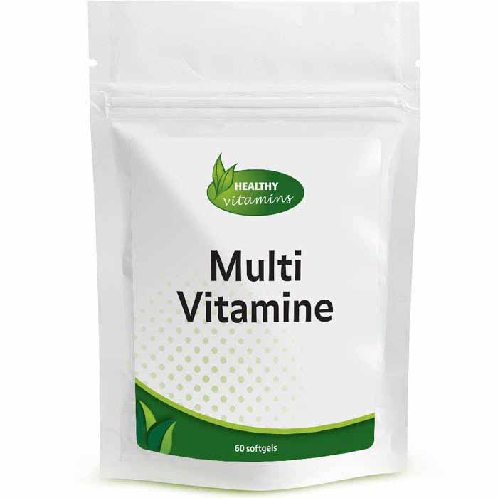 Healthy Vitamins Multivitamine | 60 softgels | Vitaminesperpost.nl