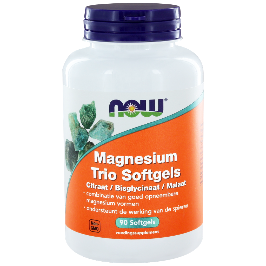 NOW Magnesium Trio Softgels