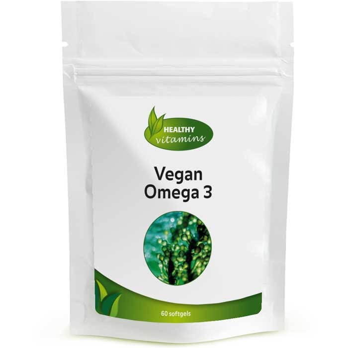 Healthy Vitamins Vegan Omega 3 | Algenolie | EPA/DHA | Vitaminesperpost.nl