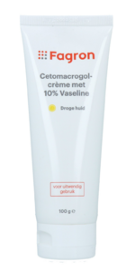 Fagron Cetomacrogolcrème met 10% vaseline 100 Gram