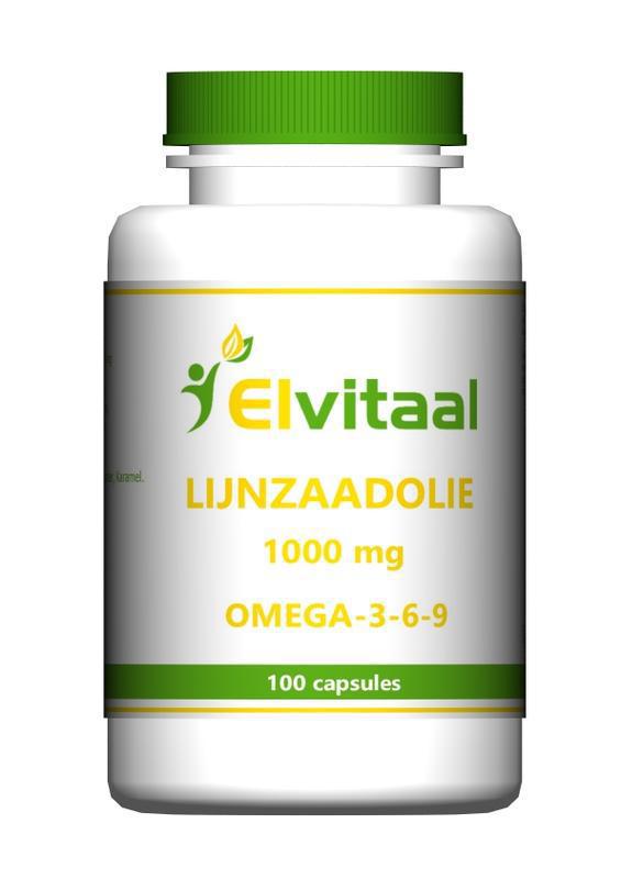 Elvitaal Lijnzaadolie omega 369 100cap