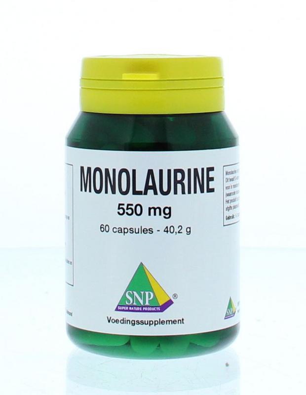 SNP Monolaurine 550 mg 60 Capsules