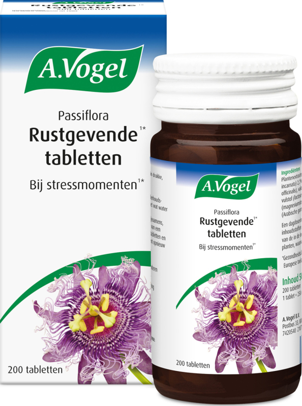 A.Vogel Passiflora rustgevende tabletten 200 Stuks