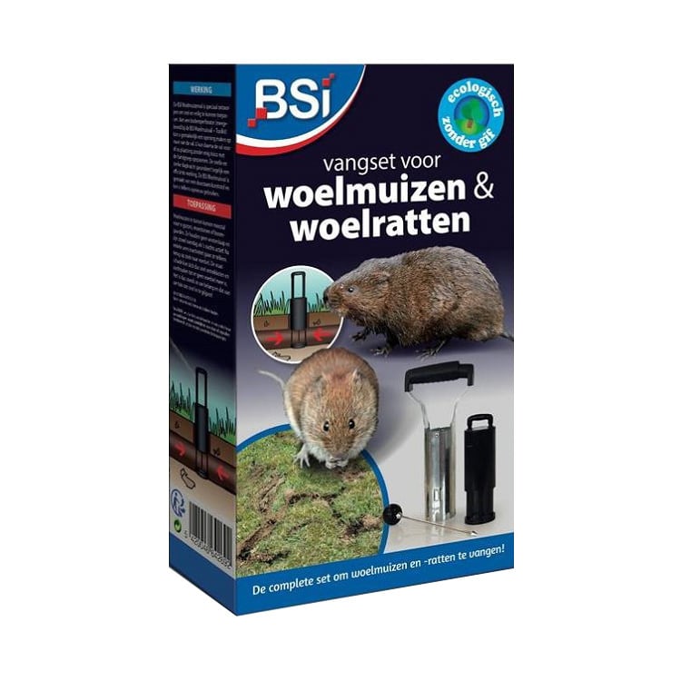 BSI Vangset voor woelmuizen en -ratten