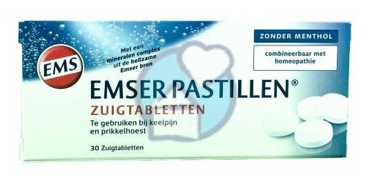 Emser Pastillen zonder menthol 30zt