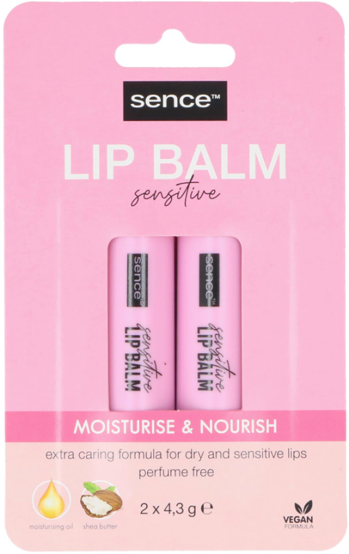 Sence Lipbalsem sensitive 2 Stuks
