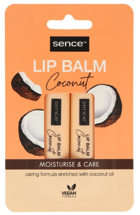 Sence Lipbalsem coconut 2 Stuks