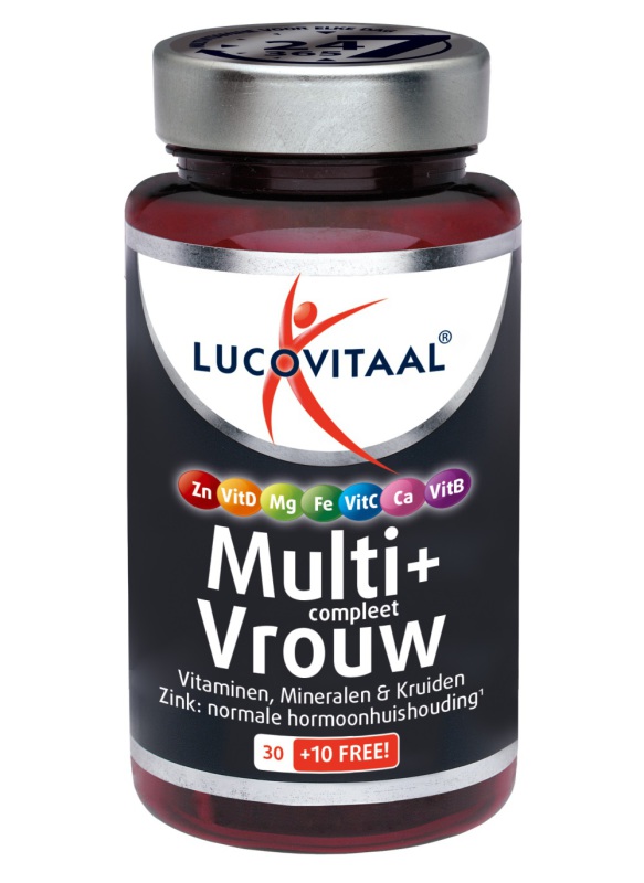 Lucovitaal Multi+ compleet vrouw 40 tabletten