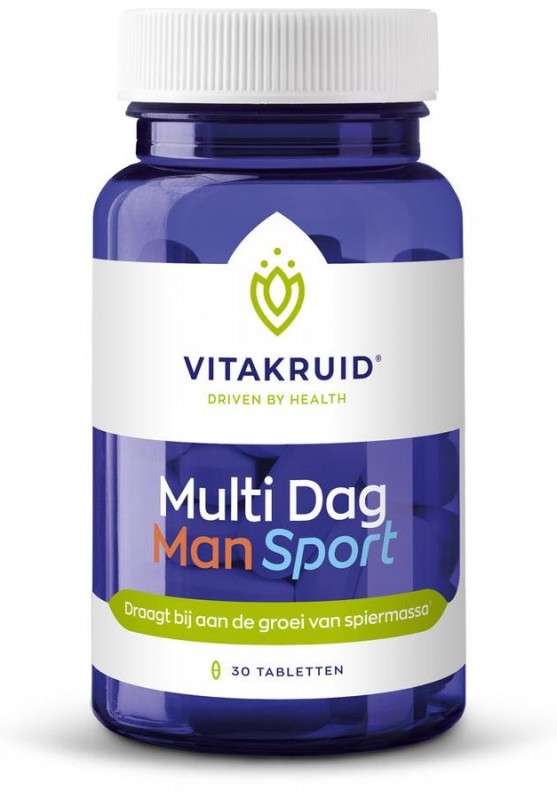 Vitakruid Multi dag man sport 30 Tabletten