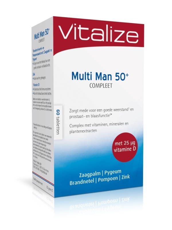 Vitalize Multi man 50 60 tabletten