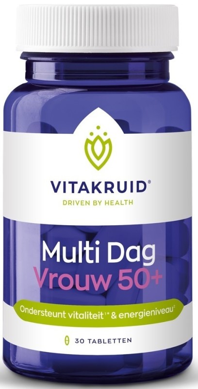 Vitakruid Multi dag vrouw 50+ 30 tabletten