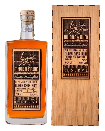 Mhoba Select Reserve Glass Cask Rum 70CL