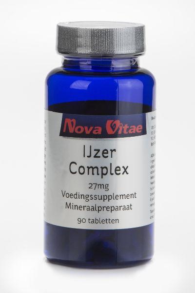 Nova Vitae Ijzer complex 27 mg 90 Tabletten