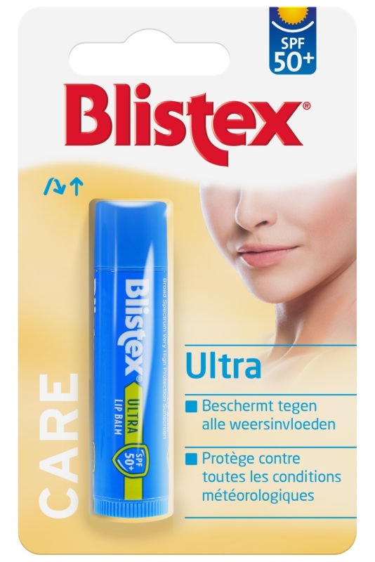 Blistex Ultra lippenbalsem spf50+ blister 1 stuk