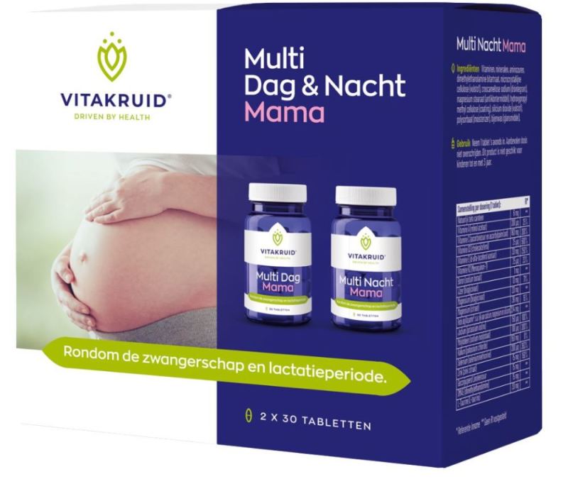 Vitakruid Multi dag & nacht mama 2x30 tabletten