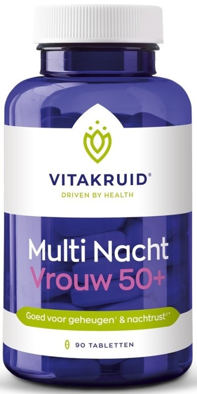 Vitakruid Multi nacht vrouw 50+ 90 tabletten