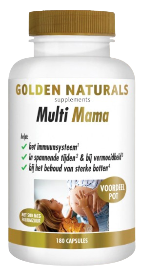 Golden Naturals Multi mama 180 Vegetarische Capsules