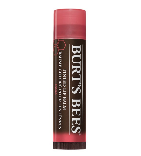 Burt's Bees Getinte lippenbalsem rose 4.25g