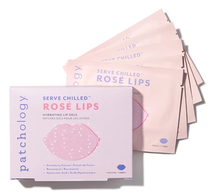 Patchology Serve chilled rosé lips hydrating lip gels 5 Stuks