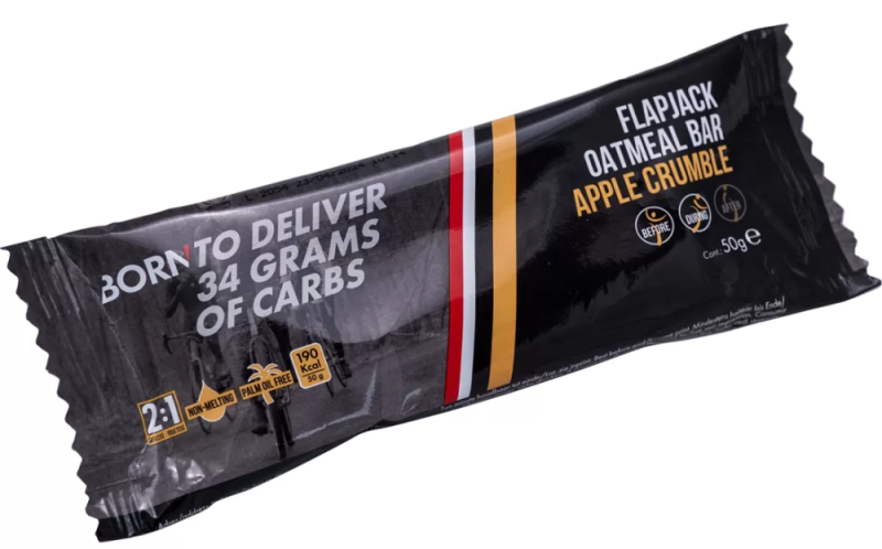 Born Reep flapjack oatmeal apple crumble 15 x 15 x 50gr