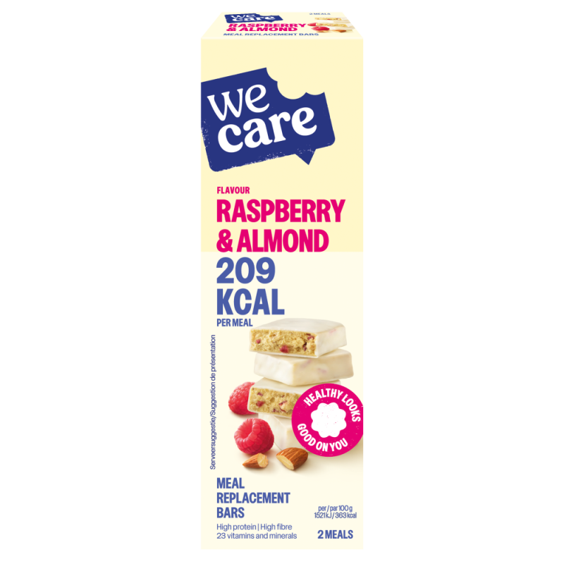 WeCare Meal replacement bars raspberry almond 1x116gr