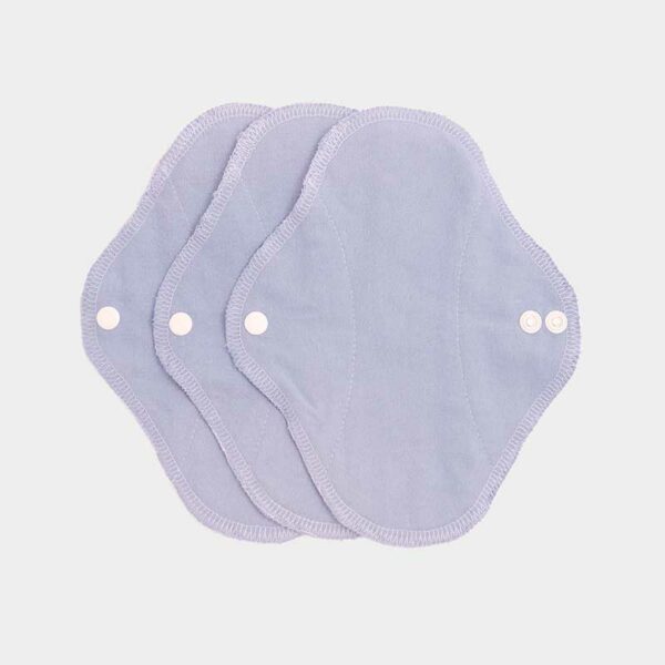 ImseVimse Wasbare Inlegkruisjes bio katoen 3 stuks (Design: Denim (blauw))