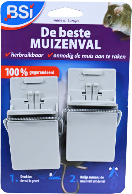 BSI De beste muizenval 2 stuks