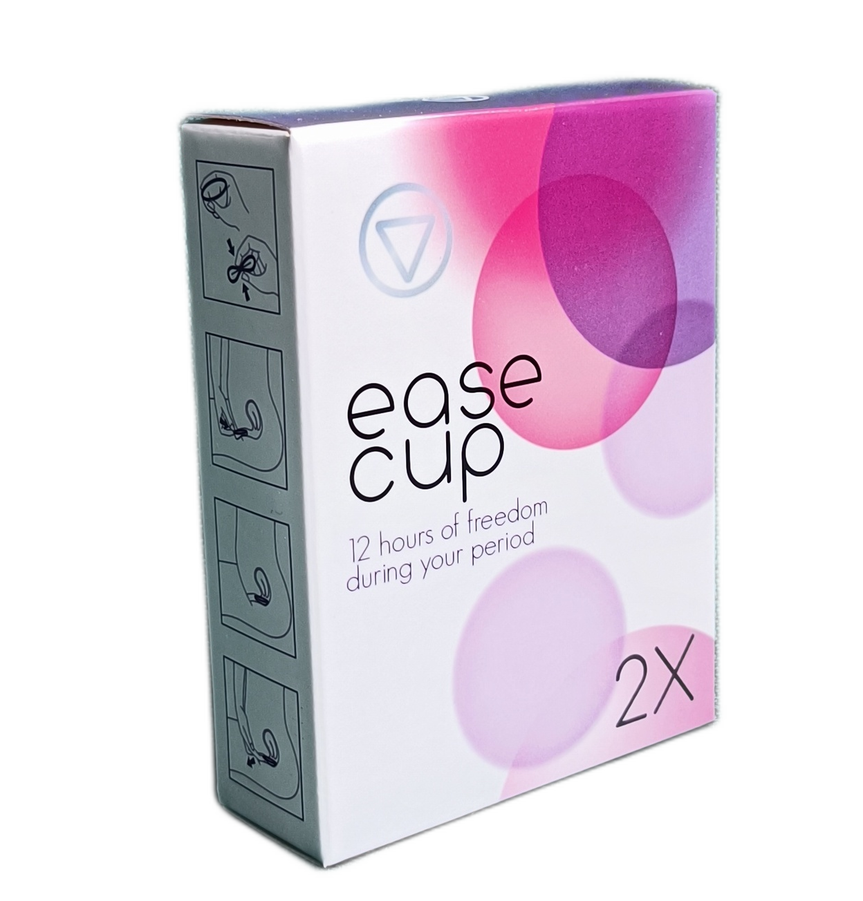 Webvrouw EaseCup 2x - Tot 12 uur vrijheid tijdens je menstruatie! (aantal: 1 x EaseCup 2 pack (2 stuks))