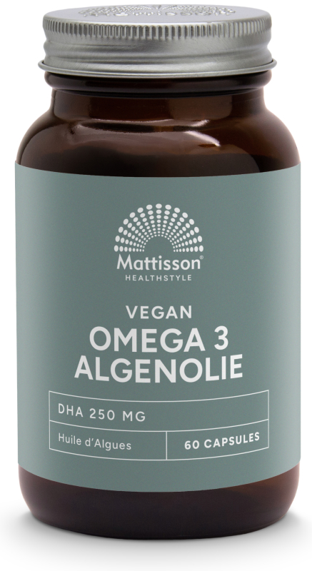 Mattisson Vegan omega-3 algenolie dha 260mg 60 Vegicapsules