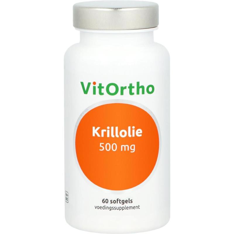 Vitortho Krillolie 500mg 60 softgels