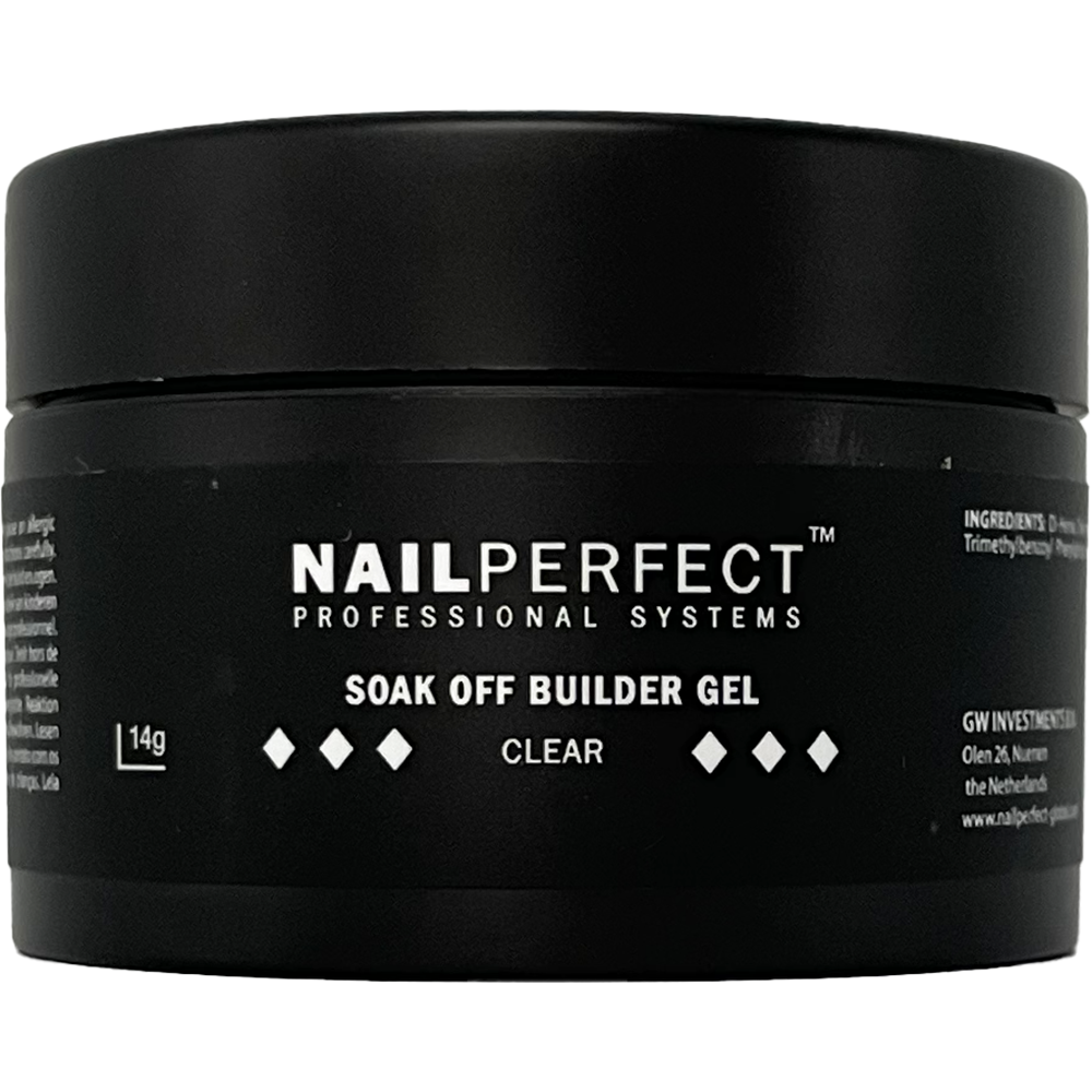 Kapperskorting NailPerfect UPVOTED Soak Off Builder Gel Clear 14gr