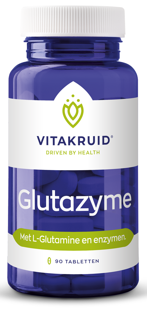 Vitakruid Glutazyme oa Spijsverteringsenzymen en L-Glutamine 90