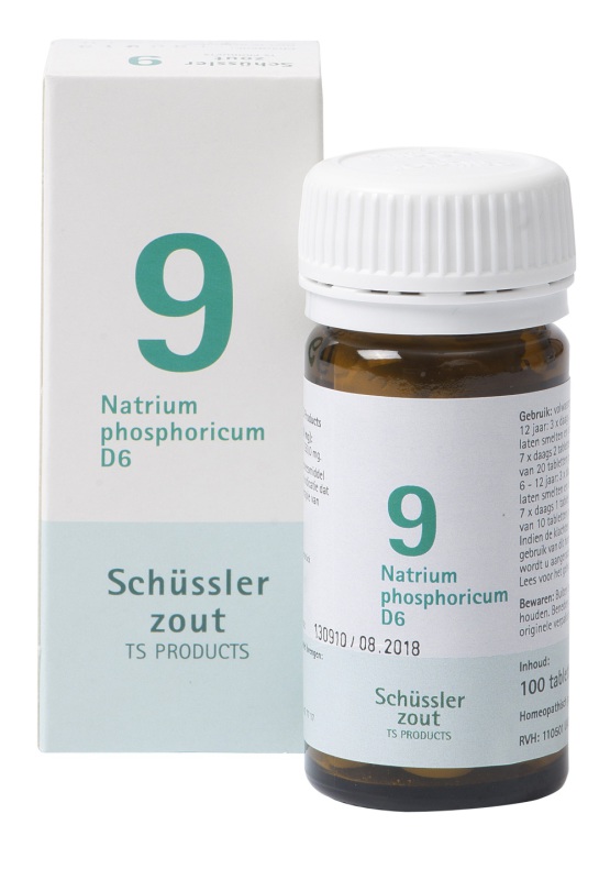 Pfluger Schussler celzout 9 natrium phosphoricum d6 100tab