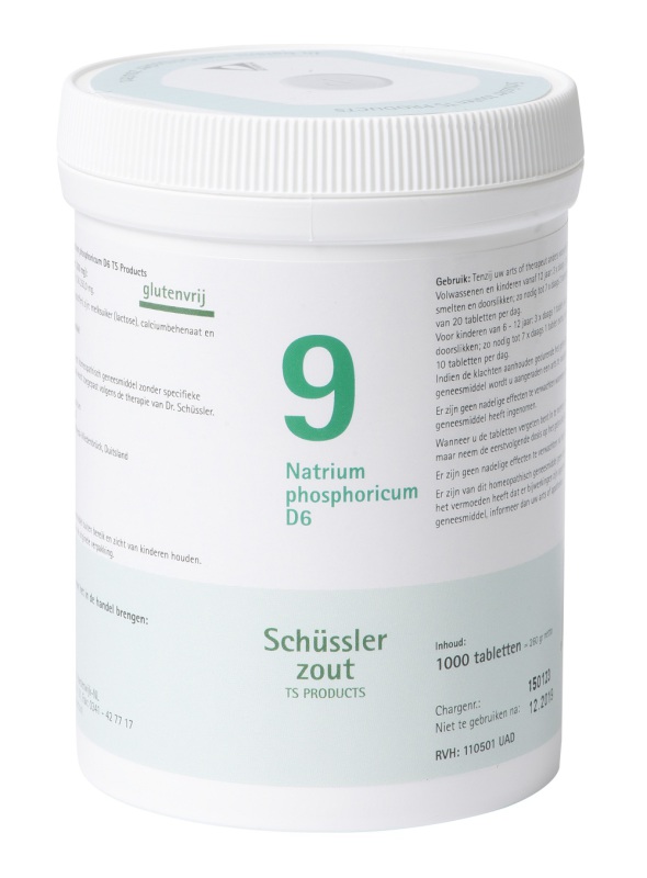 Pfluger Schussler celzout 9 natrium phosphoricum d6 1000t