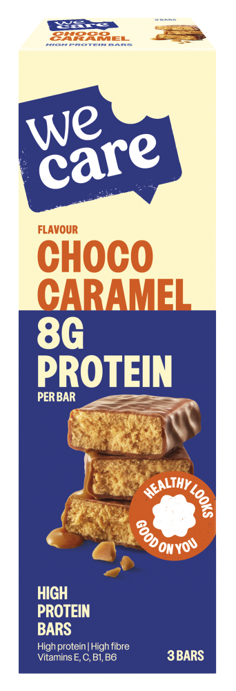WeCare Choco Caramel High Protein Bars
