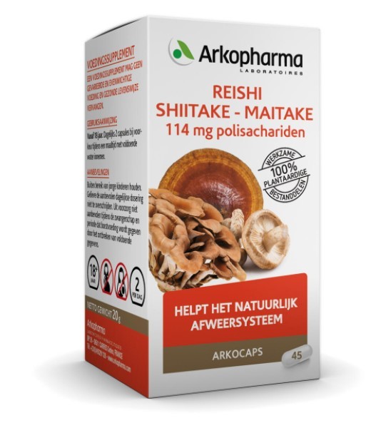 Arkocaps Reishi shiitake maitake 45ca